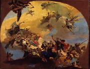 Giovanni Battista Tiepolo Triunfo das Artes Spain oil painting artist